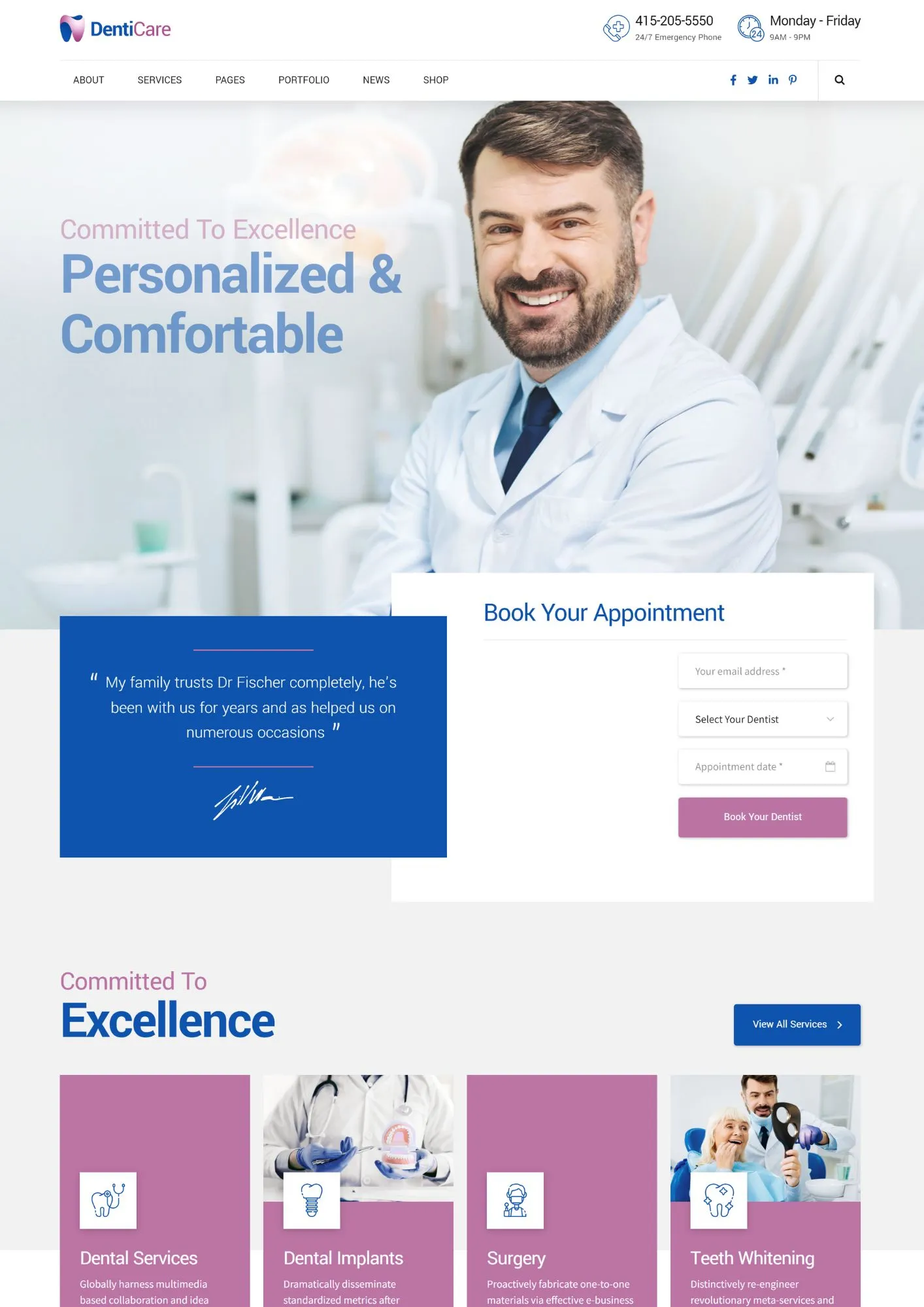 dental content creation and curation